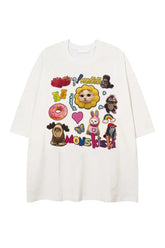 Hip-Hop-Katzen-T-Shirt